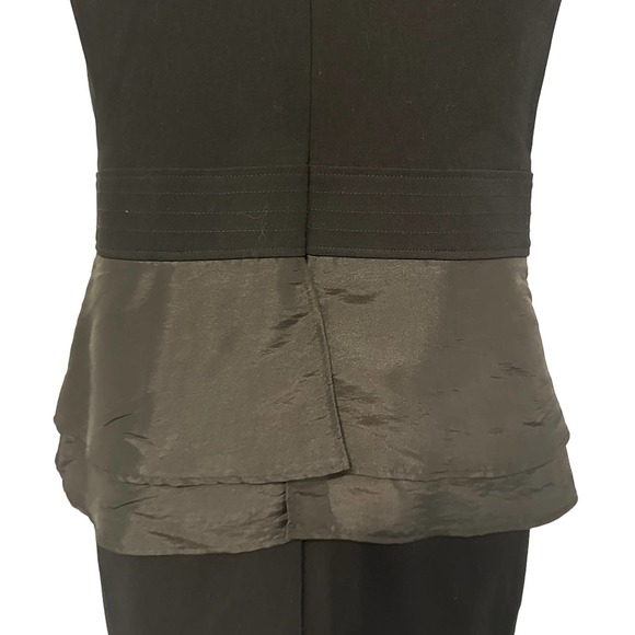 Three Dots Black‎ Tank bodycon Dress Layered Skirt Large Pre-owned - Picture 6 of 12